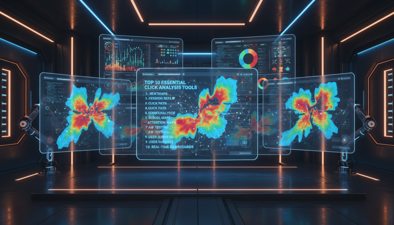découvrez les 10 meilleurs outils de heatmaps pour analyser les clics de vos visiteurs, optimiser l'expérience utilisateur et améliorer la performance de votre site web.