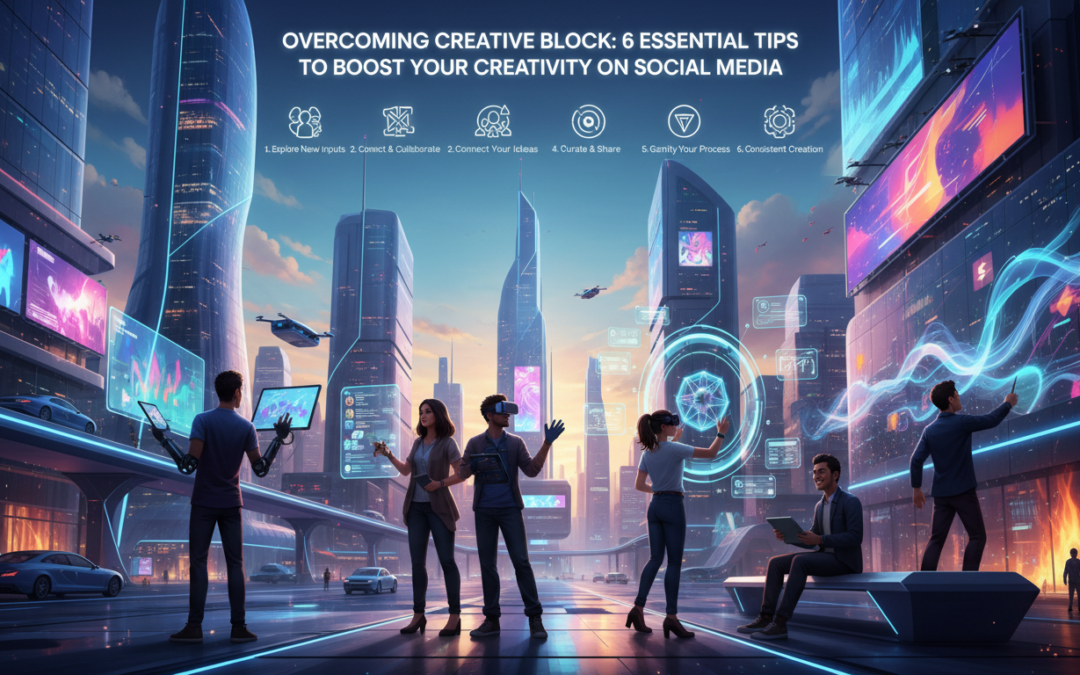 Halte au blocage créatif : 6 astuces incontournables pour booster votre créativité sur les réseaux sociaux