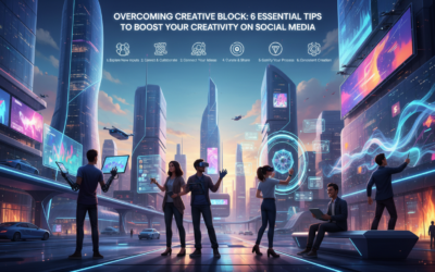 Halte au blocage créatif : 6 astuces incontournables pour booster votre créativité sur les réseaux sociaux