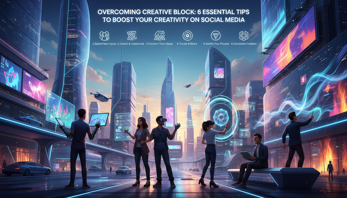 découvrez 6 astuces incontournables pour surmonter le blocage créatif et booster votre créativité sur les réseaux sociaux. libérez votre potentiel artistique dès aujourd'hui !