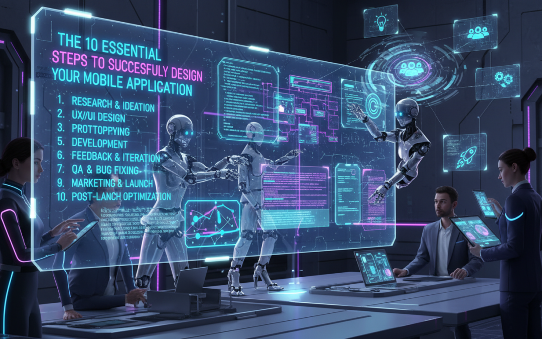 Les 10 étapes incontournables pour concevoir votre application mobile avec succès