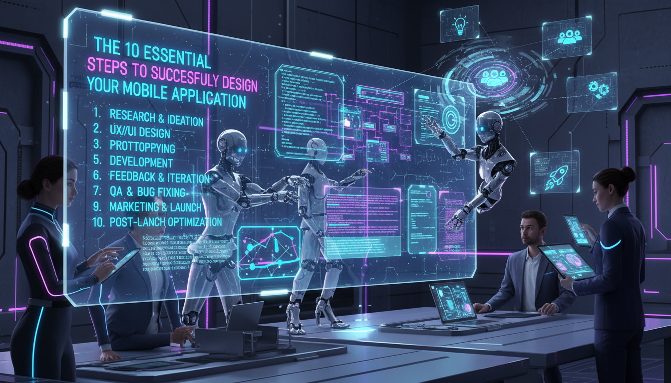 Les 10 étapes incontournables pour concevoir votre application mobile avec succès découvrez les 10 étapes essentielles pour concevoir votre application mobile avec succès, de l'idée à la réalisation, et maximisez son impact auprès de vos utilisateurs.