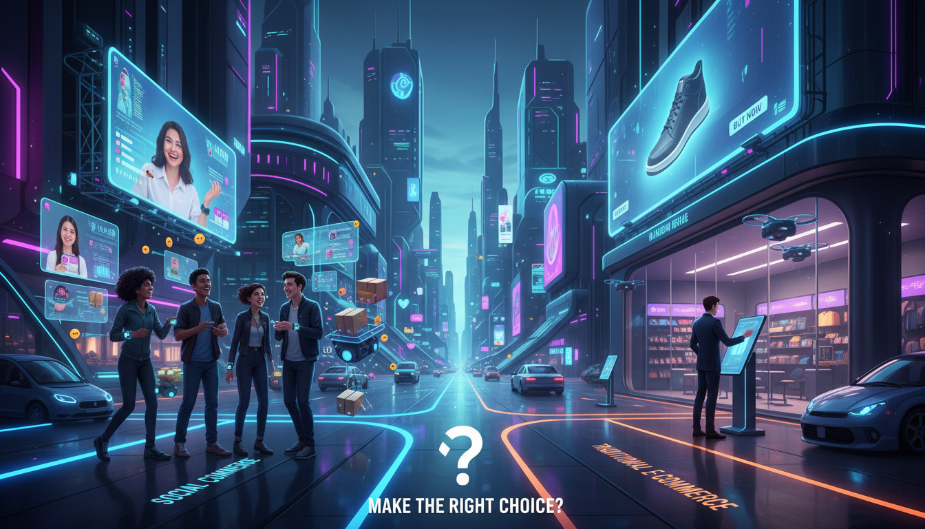 découvrez les différences entre le social commerce et l'e-commerce classique pour choisir la meilleure stratégie adaptée à votre business et maximiser vos ventes en ligne.