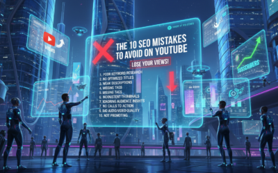 Les 10 erreurs SEO à éviter sur YouTube pour ne pas perdre vos vues !