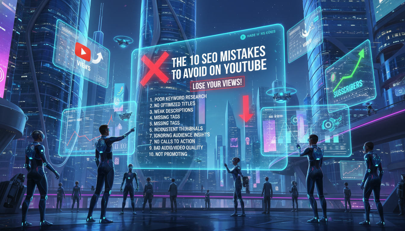 découvrez les 10 erreurs seo à éviter sur youtube pour optimiser vos vidéos et ne pas perdre vos vues. améliorez votre référencement et augmentez votre audience facilement !