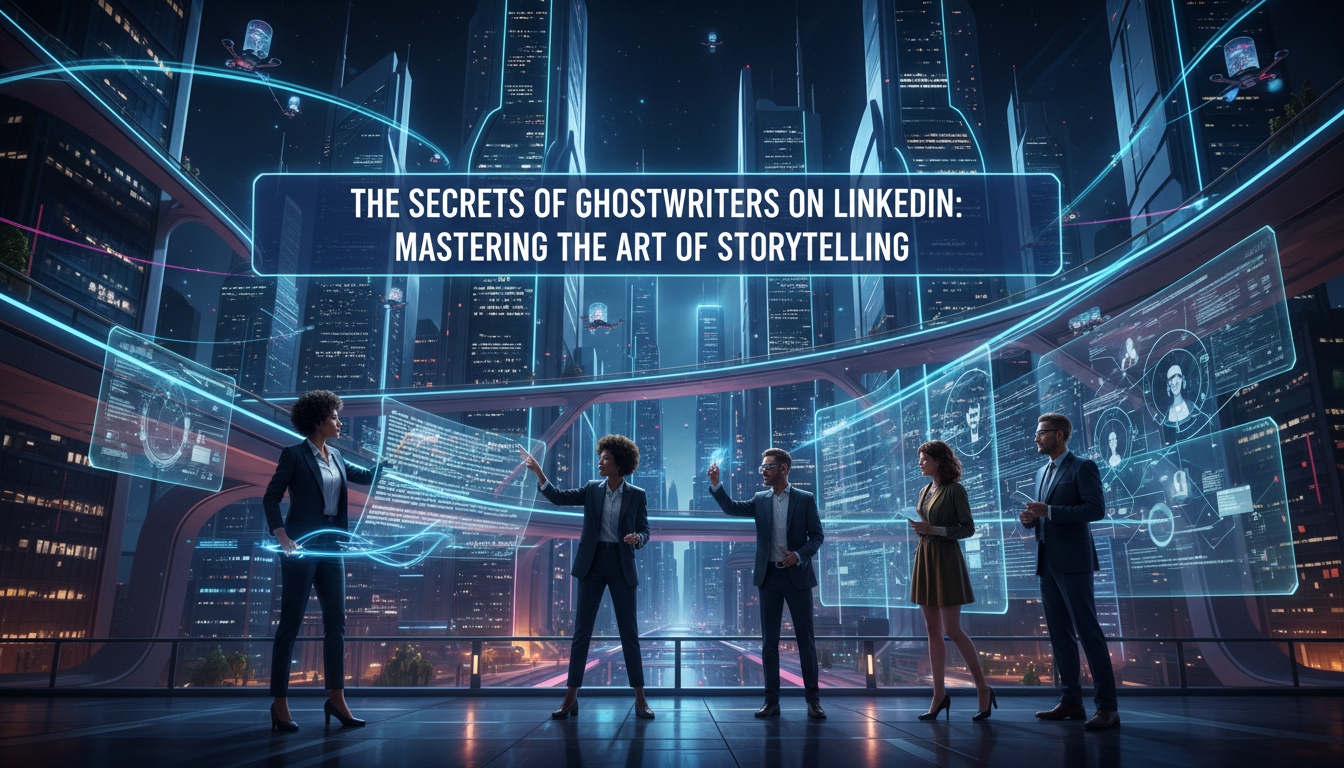 Les secrets des ghostwriters sur LinkedIn : maîtriser l’art du storytelling avec Apolline Bertaud découvrez les secrets des ghostwriters sur linkedin avec apolline bertaud et apprenez à maîtriser l'art du storytelling pour captiver votre audience et renforcer votre présence en ligne.