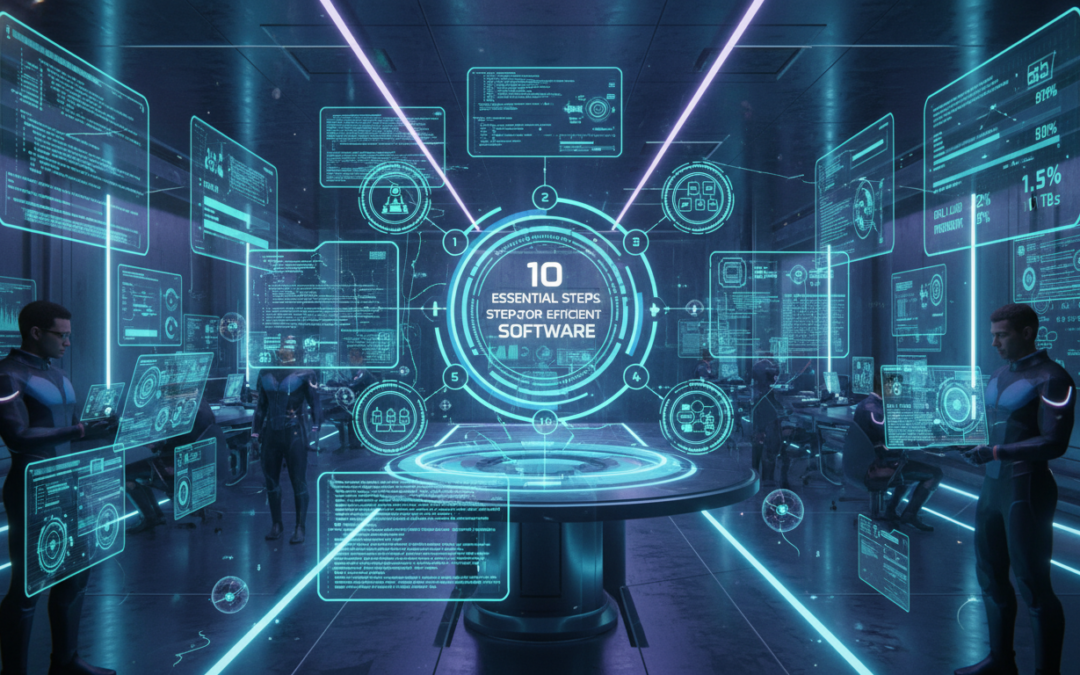 Développer un logiciel efficace en 10 étapes essentielles