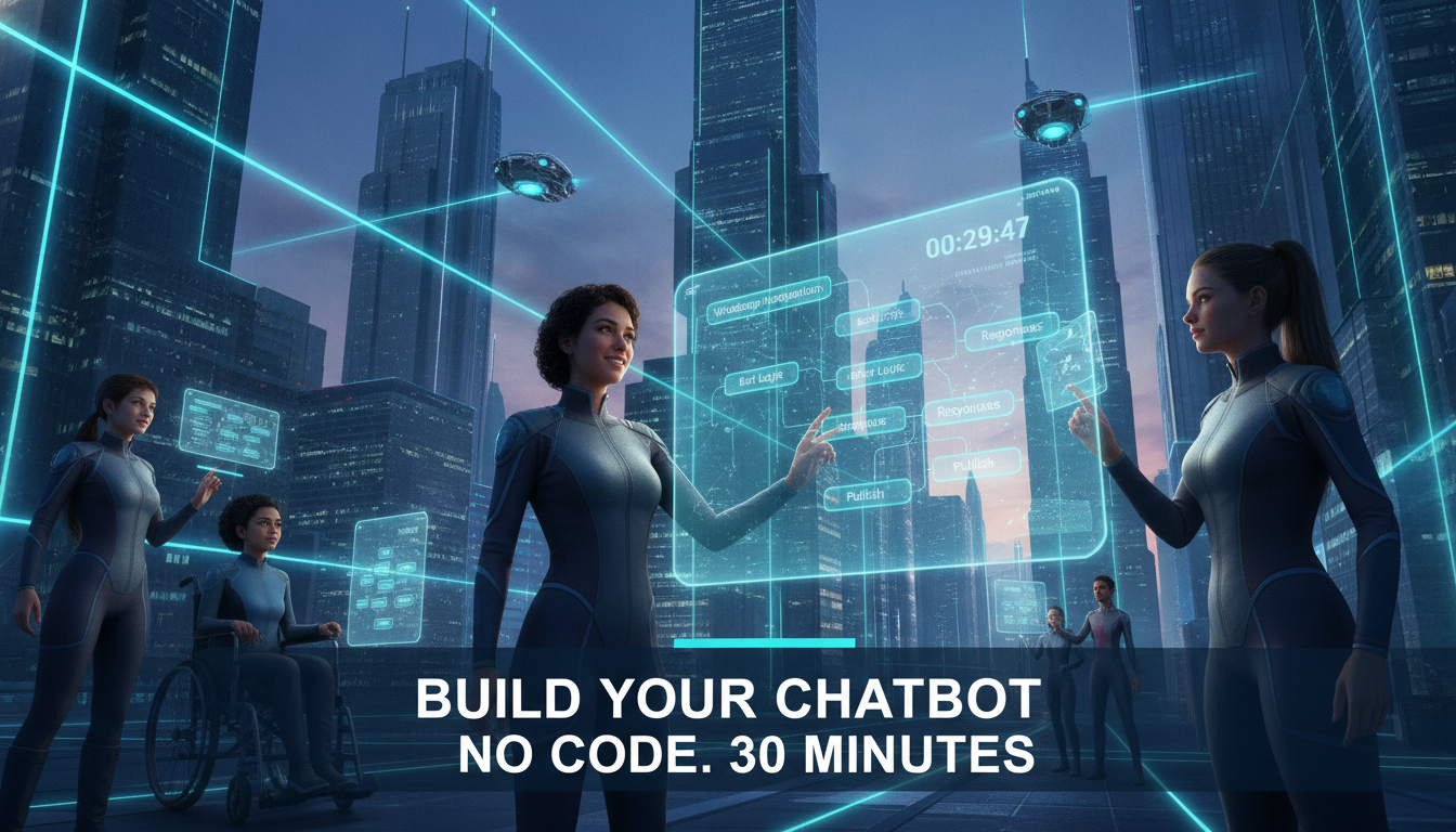 Créer un chatbot WhatsApp en moins de 30 minutes, sans aucune compétence en programmation apprenez à créer un chatbot whatsapp en moins de 30 minutes, sans aucune compétence en programmation, grâce à un guide facile et rapide.