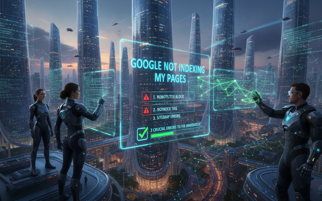 Google n’indexe pas mes pages : 3 erreurs cruciales à rectifier sans attendre